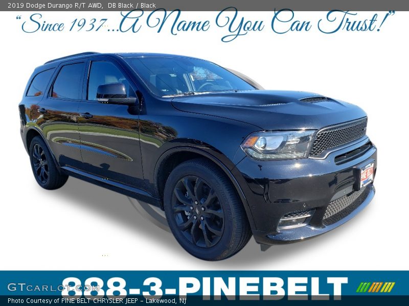 DB Black / Black 2019 Dodge Durango R/T AWD