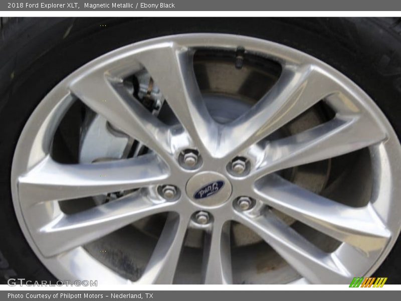 Magnetic Metallic / Ebony Black 2018 Ford Explorer XLT