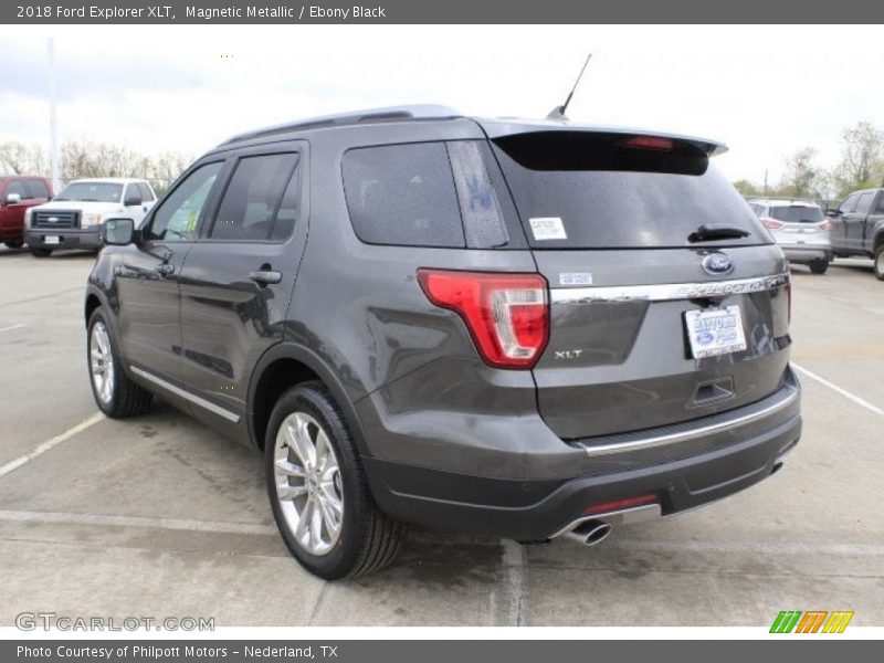 Magnetic Metallic / Ebony Black 2018 Ford Explorer XLT