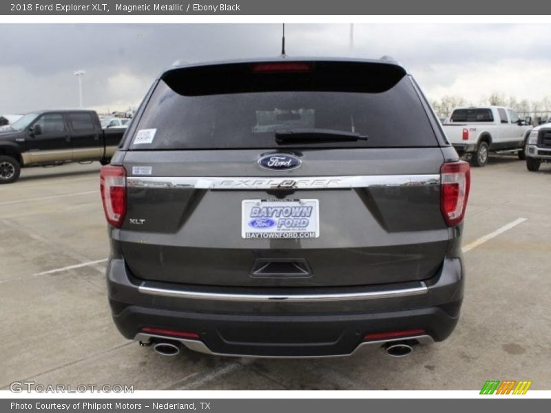 Magnetic Metallic / Ebony Black 2018 Ford Explorer XLT
