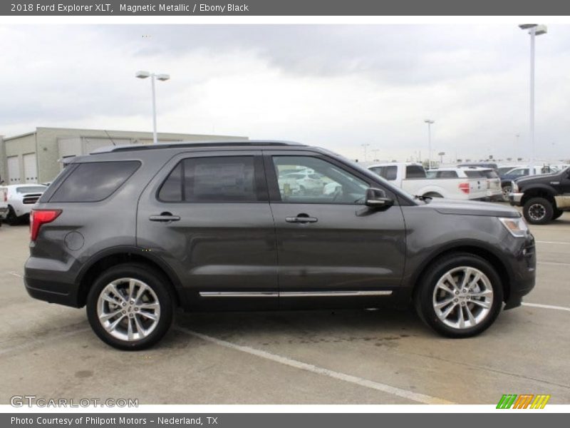 Magnetic Metallic / Ebony Black 2018 Ford Explorer XLT