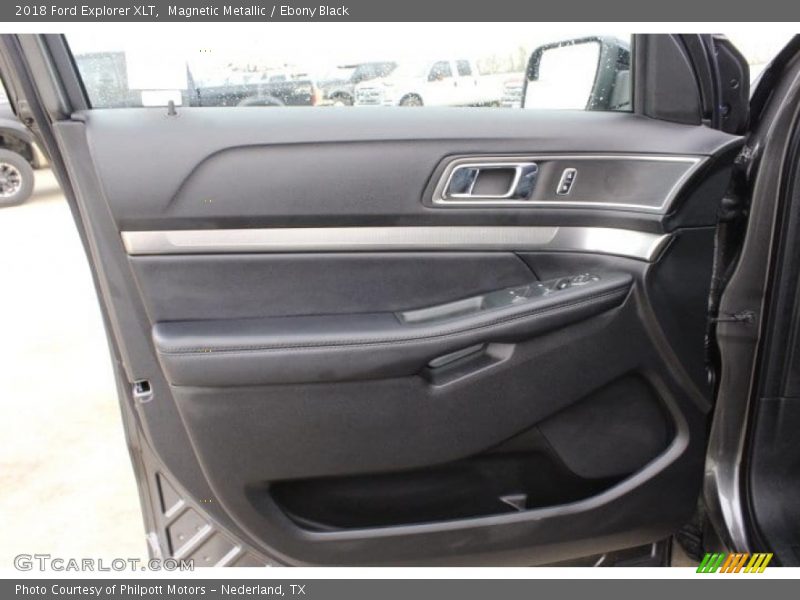 Magnetic Metallic / Ebony Black 2018 Ford Explorer XLT