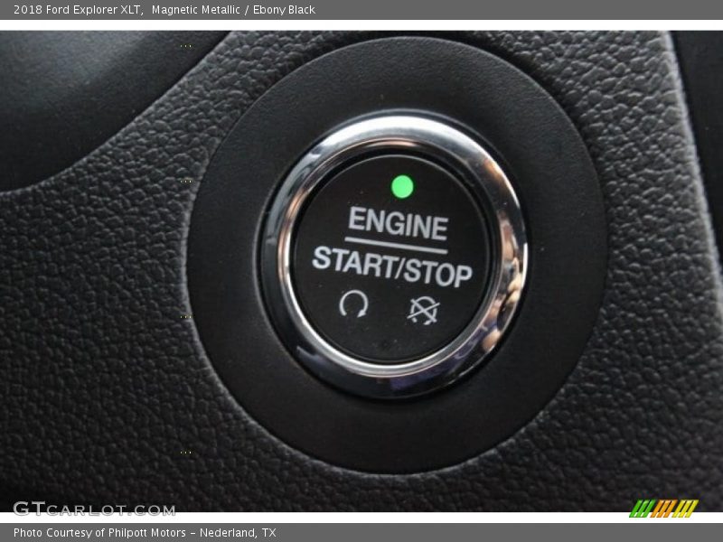 Magnetic Metallic / Ebony Black 2018 Ford Explorer XLT