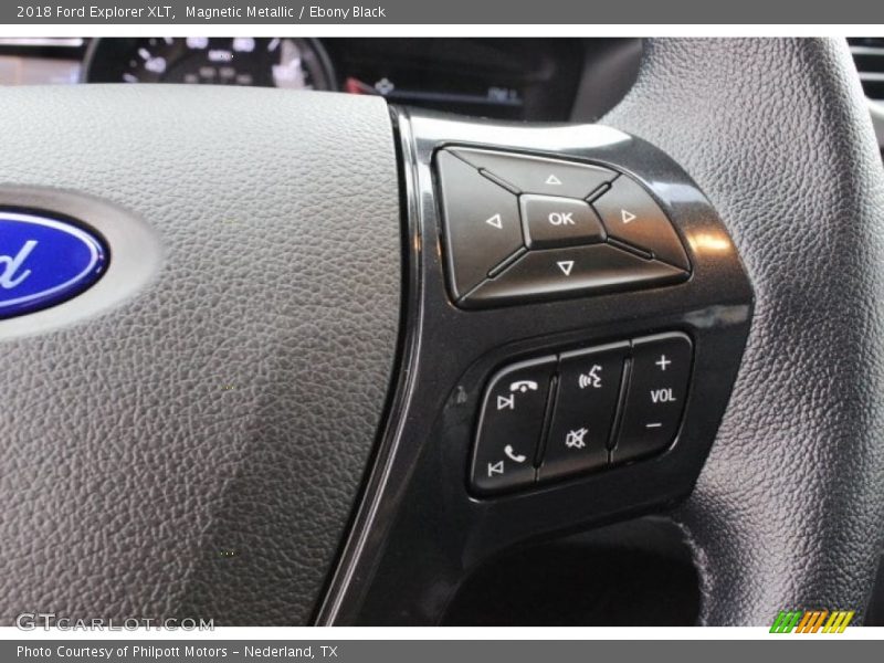 Magnetic Metallic / Ebony Black 2018 Ford Explorer XLT