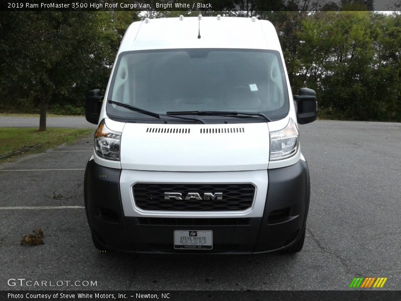 Bright White / Black 2019 Ram ProMaster 3500 High Roof Cargo Van