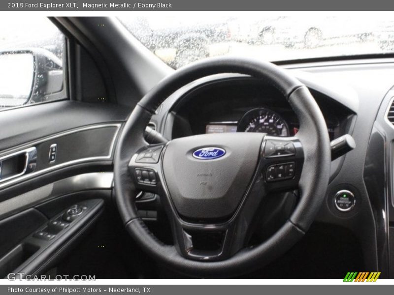 Magnetic Metallic / Ebony Black 2018 Ford Explorer XLT