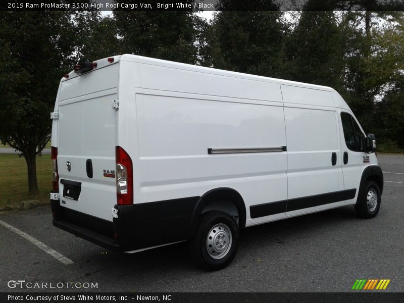Bright White / Black 2019 Ram ProMaster 3500 High Roof Cargo Van