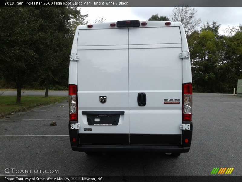 Bright White / Black 2019 Ram ProMaster 3500 High Roof Cargo Van