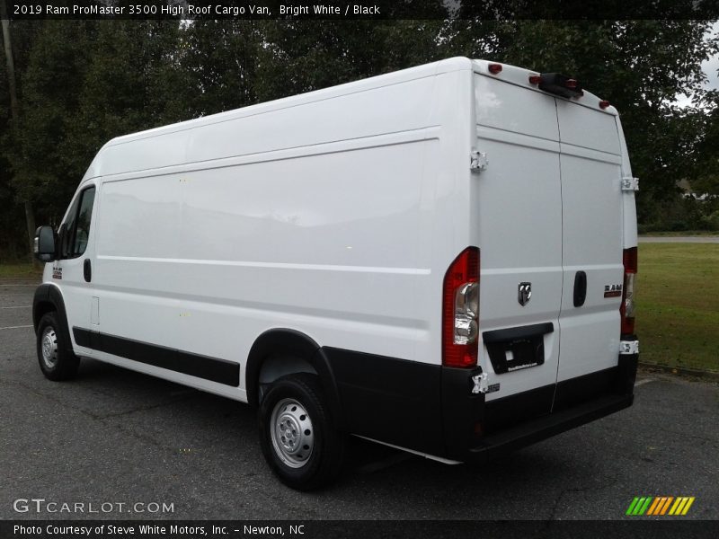 Bright White / Black 2019 Ram ProMaster 3500 High Roof Cargo Van