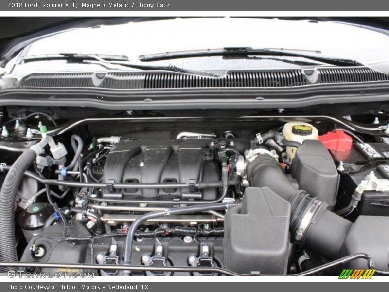 Magnetic Metallic / Ebony Black 2018 Ford Explorer XLT