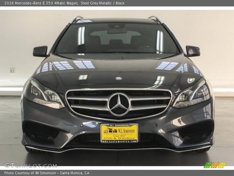 Steel Grey Metallic / Black 2016 Mercedes-Benz E 350 4Matic Wagon