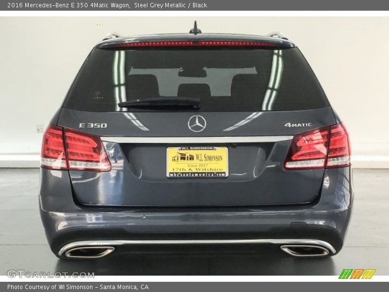 Steel Grey Metallic / Black 2016 Mercedes-Benz E 350 4Matic Wagon