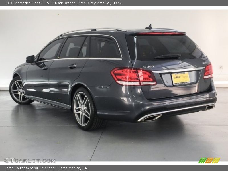 Steel Grey Metallic / Black 2016 Mercedes-Benz E 350 4Matic Wagon
