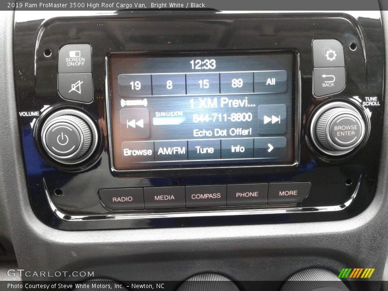 Audio System of 2019 ProMaster 3500 High Roof Cargo Van