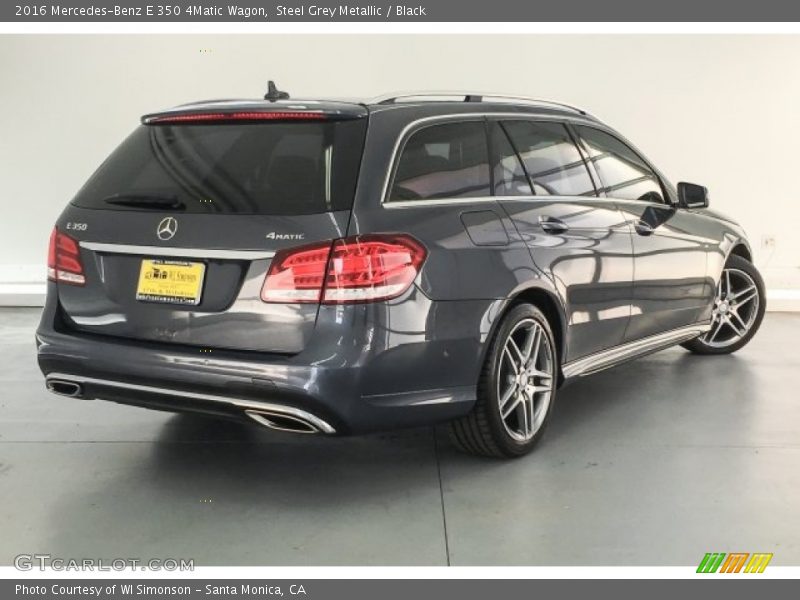 Steel Grey Metallic / Black 2016 Mercedes-Benz E 350 4Matic Wagon