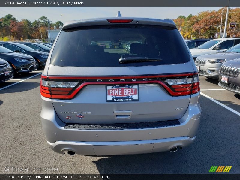 Billet / Black 2019 Dodge Durango GT AWD