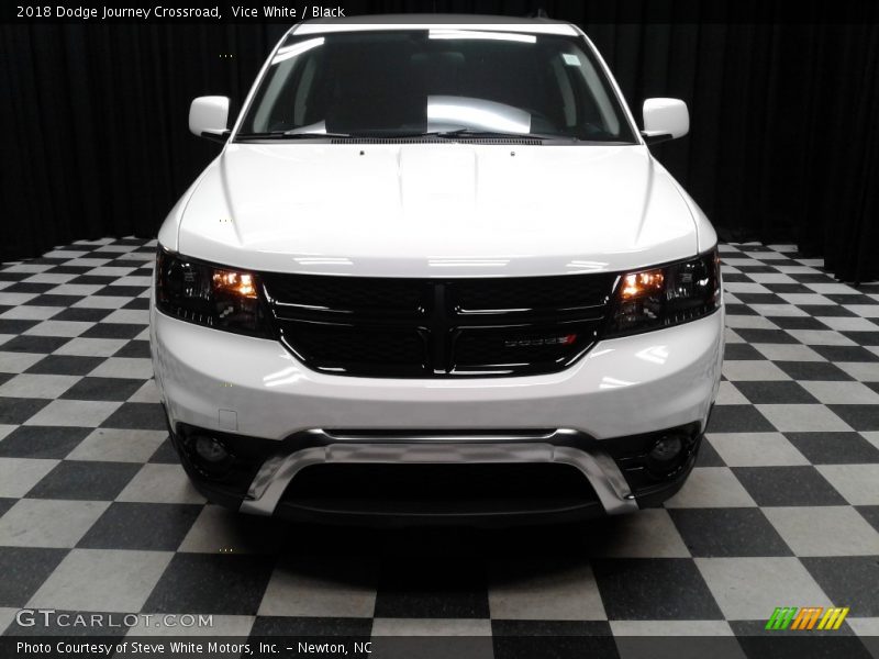 Vice White / Black 2018 Dodge Journey Crossroad