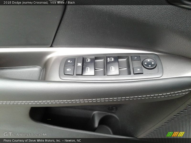 Vice White / Black 2018 Dodge Journey Crossroad