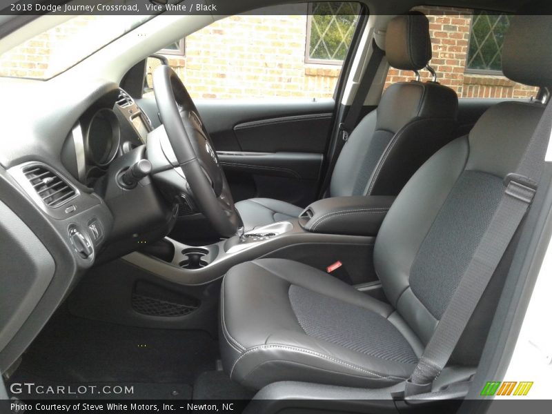 Vice White / Black 2018 Dodge Journey Crossroad