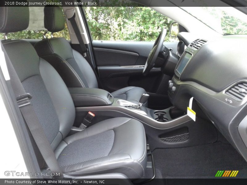 Vice White / Black 2018 Dodge Journey Crossroad