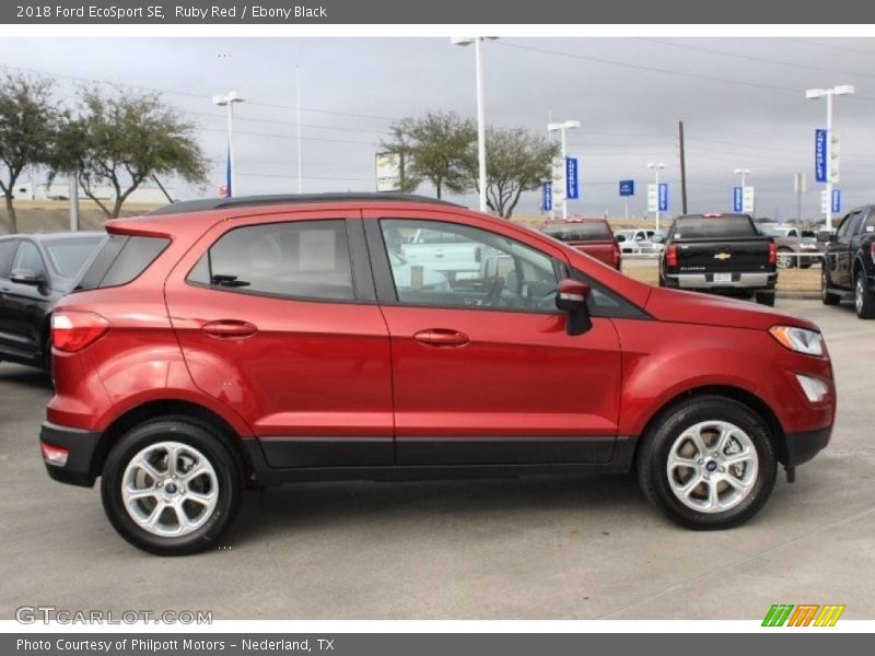 Ruby Red / Ebony Black 2018 Ford EcoSport SE