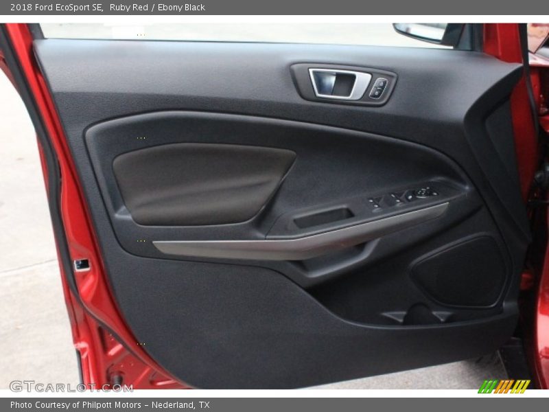Ruby Red / Ebony Black 2018 Ford EcoSport SE