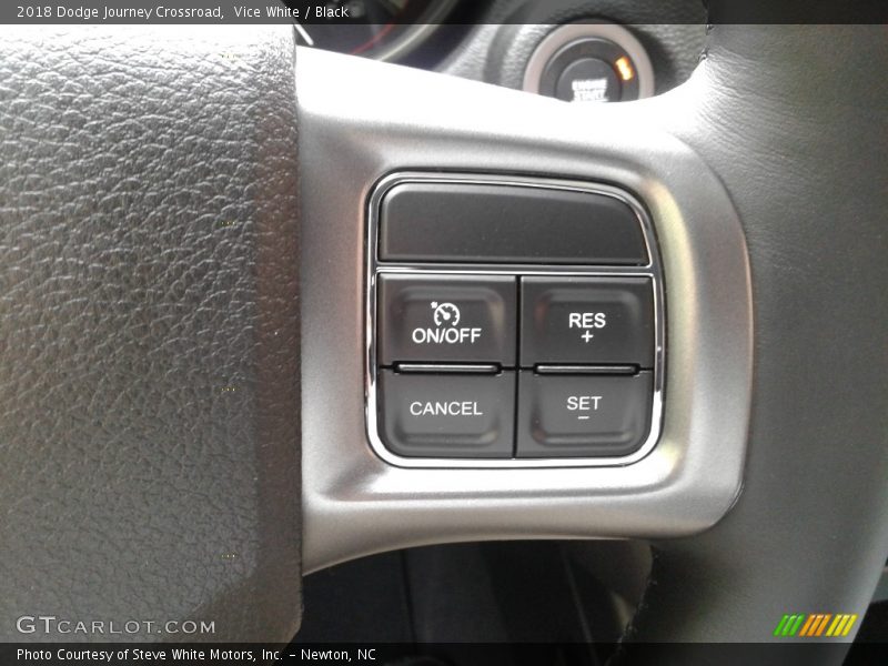 Vice White / Black 2018 Dodge Journey Crossroad