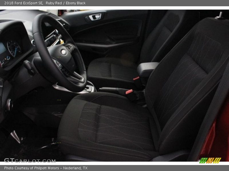 Ruby Red / Ebony Black 2018 Ford EcoSport SE