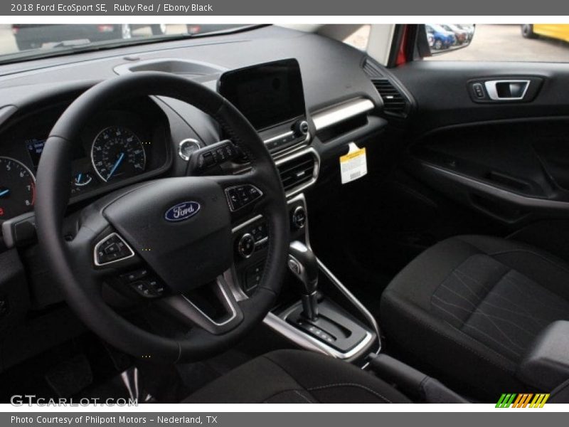 Ruby Red / Ebony Black 2018 Ford EcoSport SE