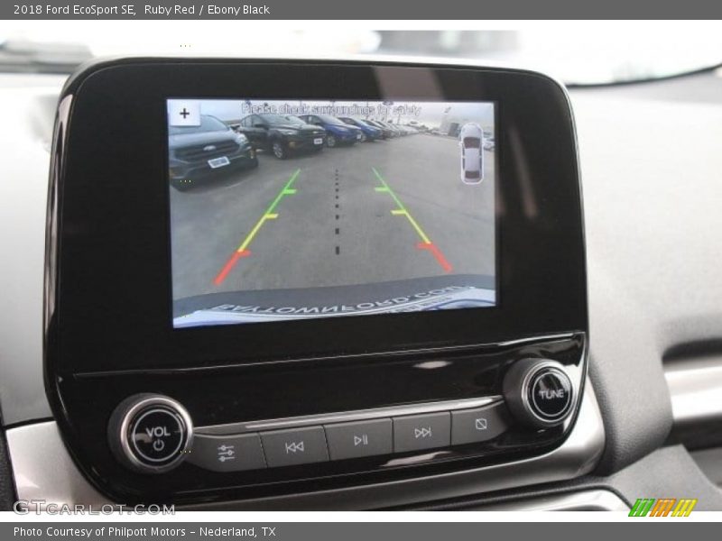 Ruby Red / Ebony Black 2018 Ford EcoSport SE