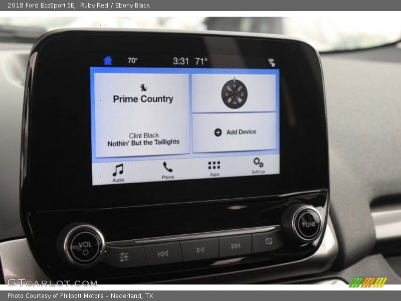 Ruby Red / Ebony Black 2018 Ford EcoSport SE