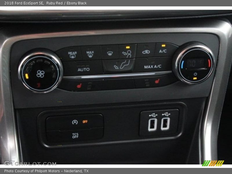 Ruby Red / Ebony Black 2018 Ford EcoSport SE