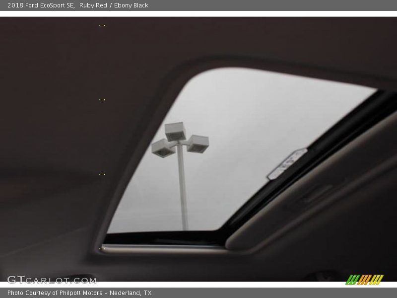 Ruby Red / Ebony Black 2018 Ford EcoSport SE