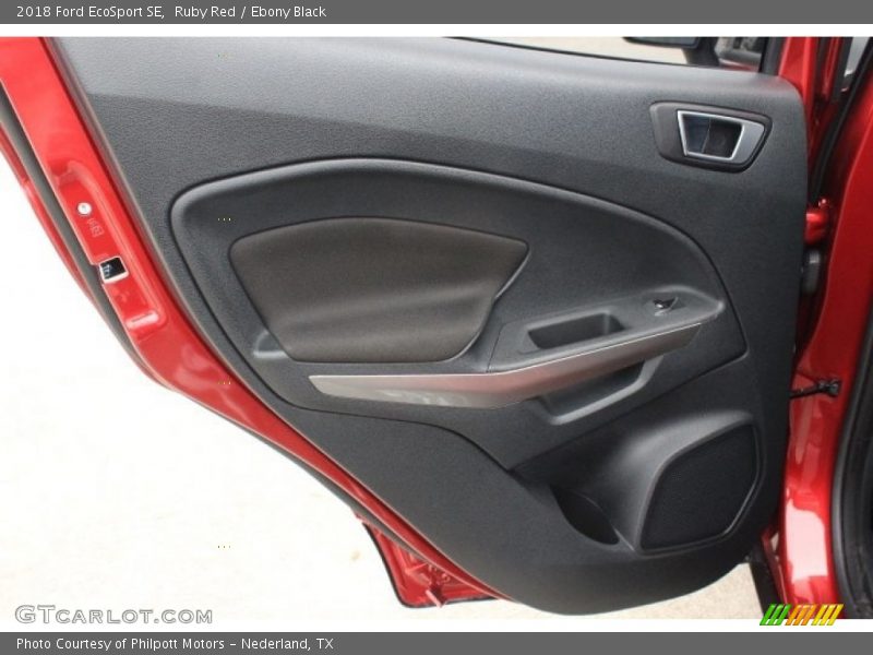 Ruby Red / Ebony Black 2018 Ford EcoSport SE