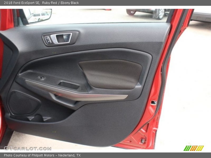 Ruby Red / Ebony Black 2018 Ford EcoSport SE