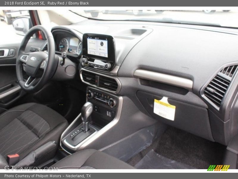 Ruby Red / Ebony Black 2018 Ford EcoSport SE