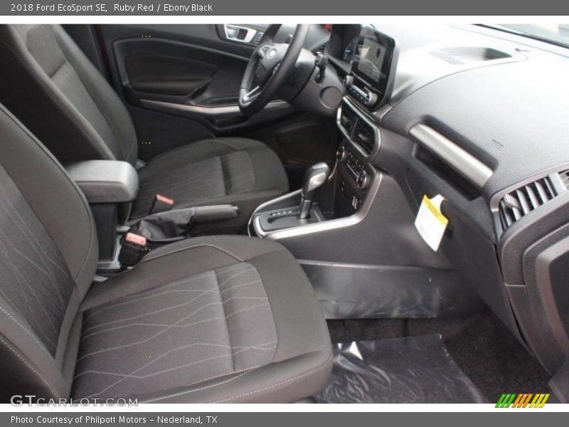 Ruby Red / Ebony Black 2018 Ford EcoSport SE