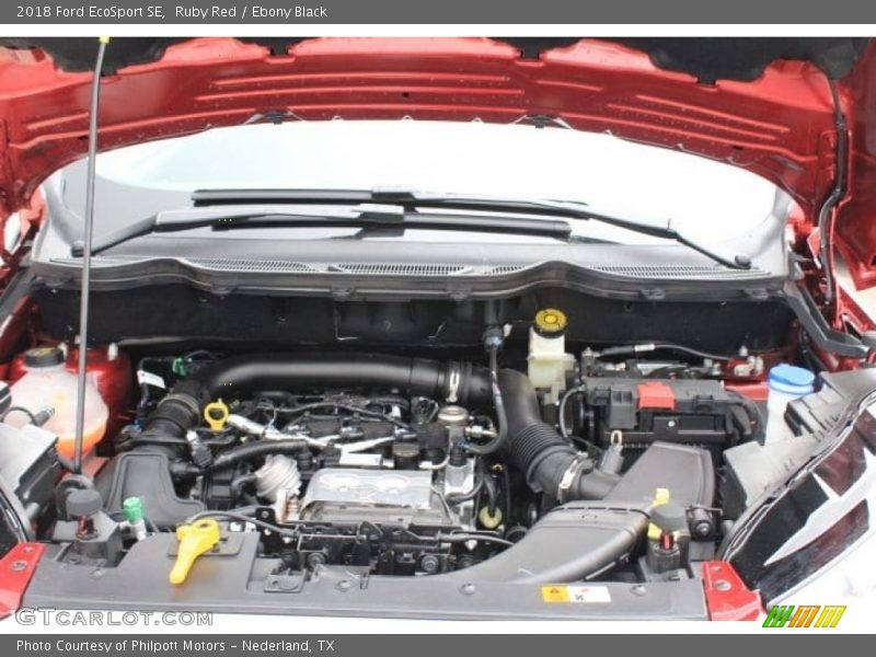 Ruby Red / Ebony Black 2018 Ford EcoSport SE