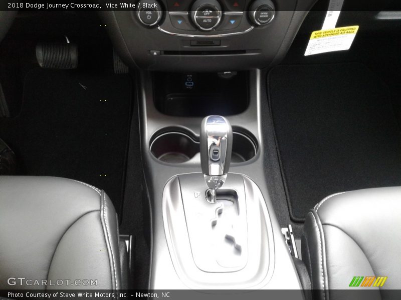 Vice White / Black 2018 Dodge Journey Crossroad