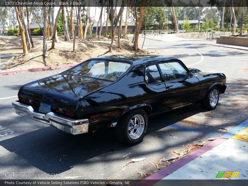 Black / Black 1973 Chevrolet Nova Coupe