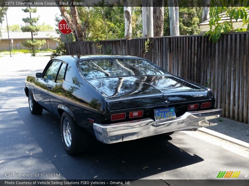 Black / Black 1973 Chevrolet Nova Coupe