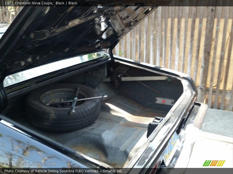 Black / Black 1973 Chevrolet Nova Coupe