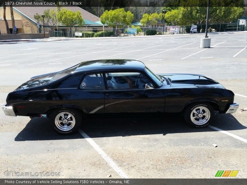 Black / Black 1973 Chevrolet Nova Coupe