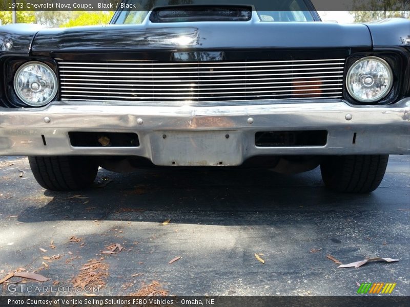 Black / Black 1973 Chevrolet Nova Coupe
