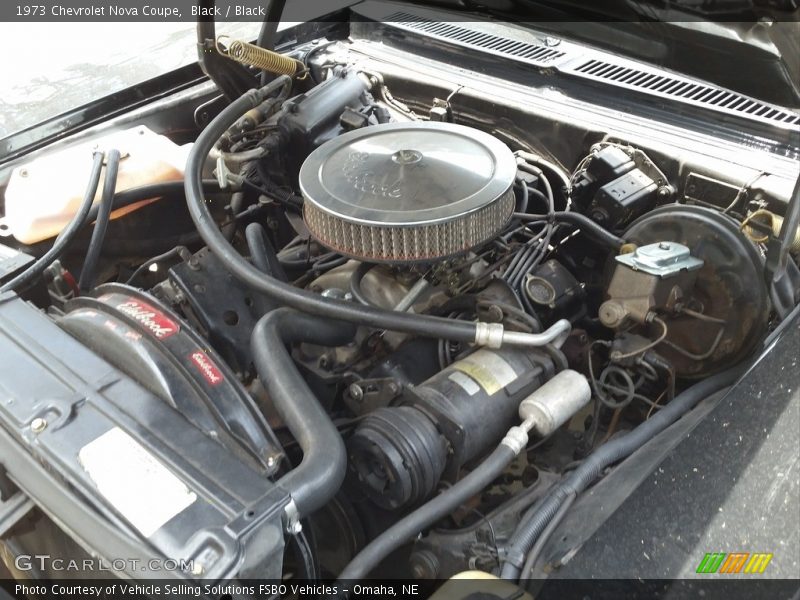 Black / Black 1973 Chevrolet Nova Coupe