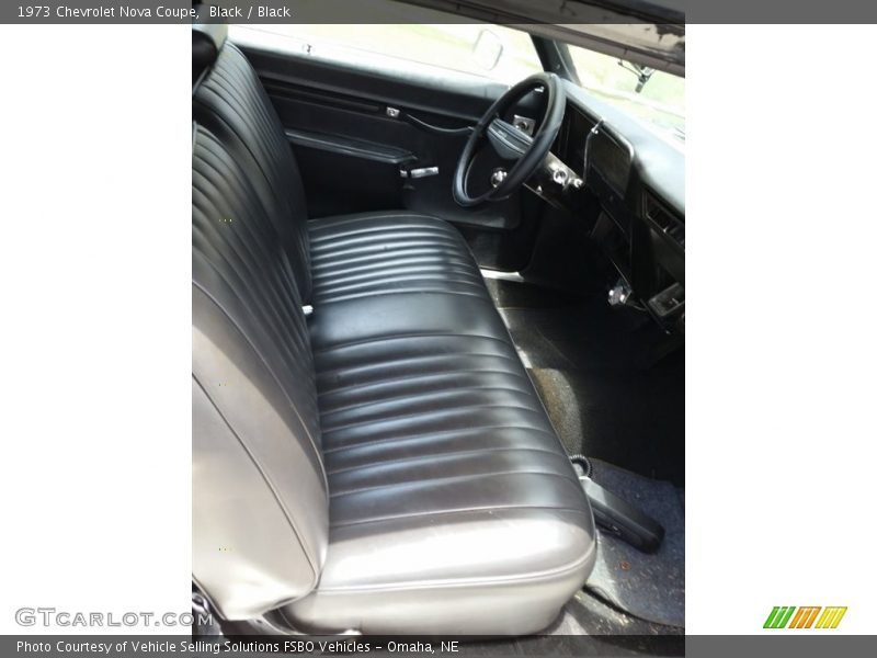 Black / Black 1973 Chevrolet Nova Coupe