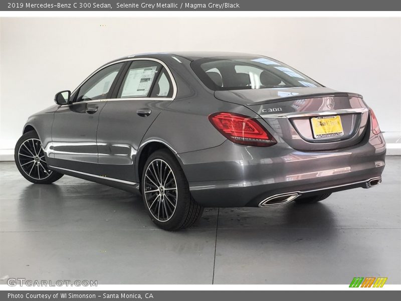 Selenite Grey Metallic / Magma Grey/Black 2019 Mercedes-Benz C 300 Sedan