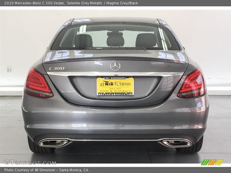 Selenite Grey Metallic / Magma Grey/Black 2019 Mercedes-Benz C 300 Sedan