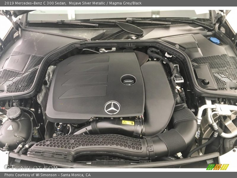 Mojave Silver Metallic / Magma Grey/Black 2019 Mercedes-Benz C 300 Sedan