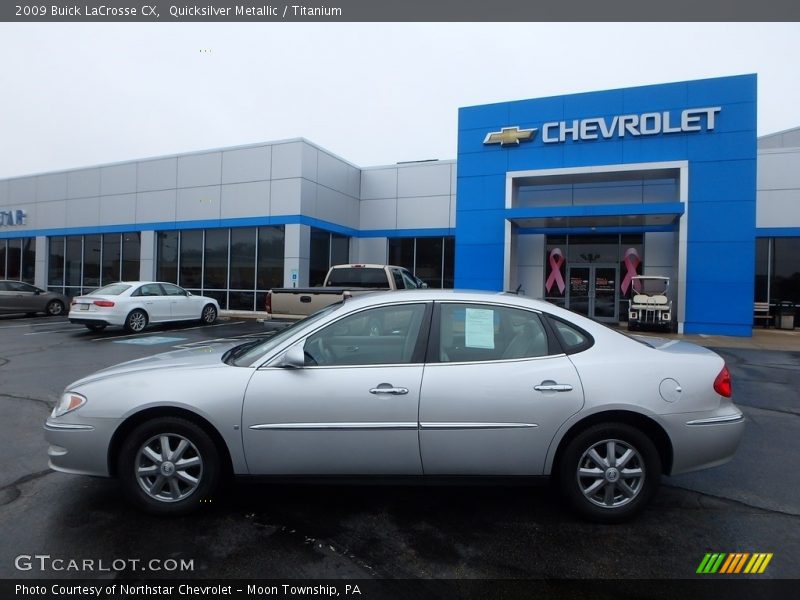 Quicksilver Metallic / Titanium 2009 Buick LaCrosse CX